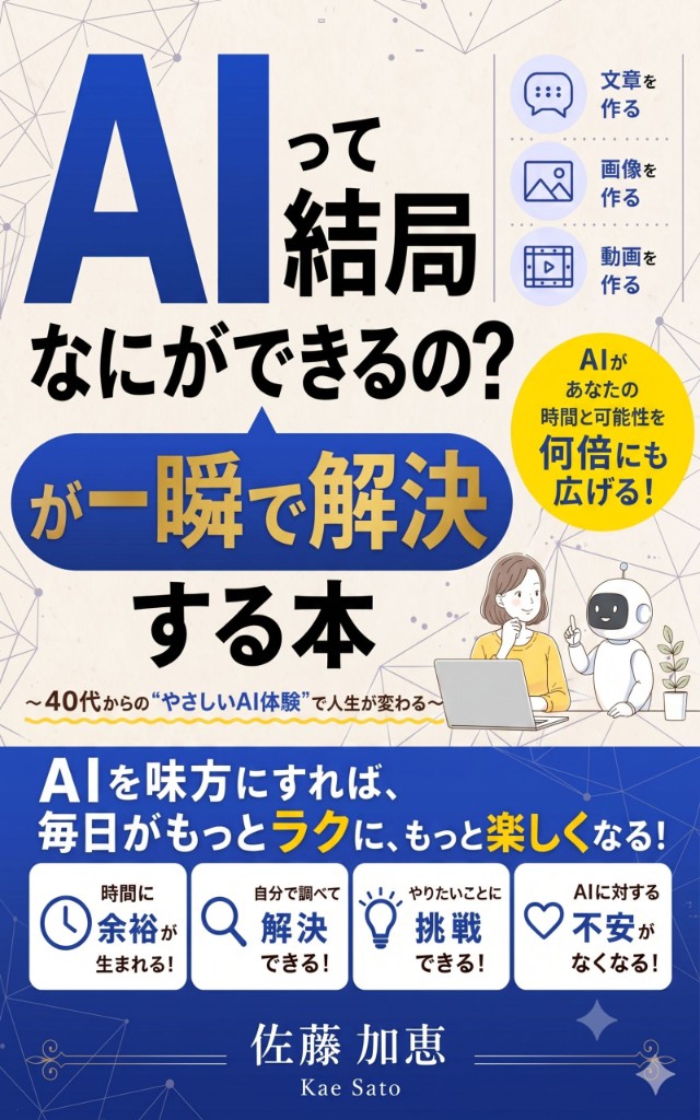 「AIって結局なにができるの？」が一瞬で解決する本 表紙